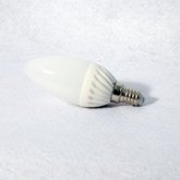 3w Ceramic candle, E14 base